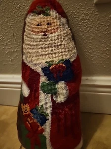 Santa Nadelkissen 14 Zoll Lillian Vernon freistehend Vintage Selbstsitter 1992 - Bild 1 von 4