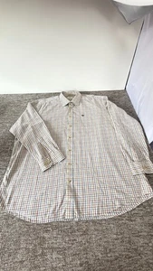 Hoggs Of Fife 3Xl Inverness Algodón Tattersall Para Hombre Manga Larga Bolsillo a Cuadros - Imagen 1 de 21