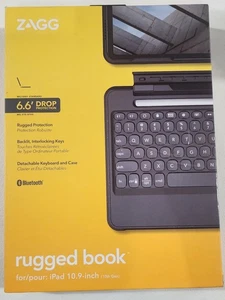 ZAGG Rugged Book For Apple iPad 10.9-Inch (10th Gen) - Black - 103111478 - Picture 1 of 10
