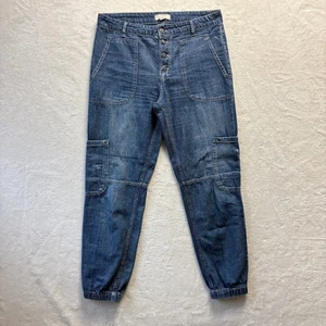 Sundance Jeans Damen Gr. 6 blau Cargohose Knopfleiste Jogginghose Freizeit - Bild 1 von 13