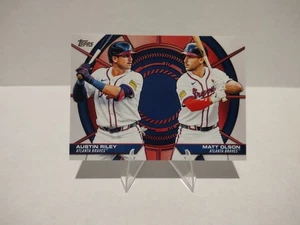 2025 Topps Austin Riley and Matt Olson #DD-17 Dynamic Duos Insert Atlanta Braves - Picture 1 of 3