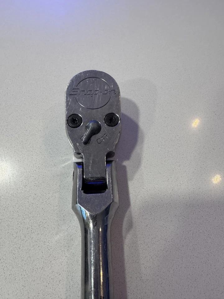 Snap-on SHLF80A 1/2" Drive Dual 80 Tecnología Agarre Suave Largo Cabeza Flexible Trinquete Foto 1 de 4