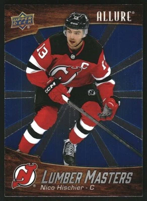 2023-24 Upper Deck Allure Lumber Masters #LM12 Nico Hischier Card - Image 1 of 2