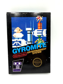 Gyromite [5 Screw] (Nintendo NES, 1985)  game and box