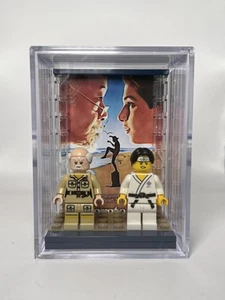 Display Case For MOC Lego Karate Kid + Mr Miyagi MINIFIGS INCLUDED - Picture 1 of 4
