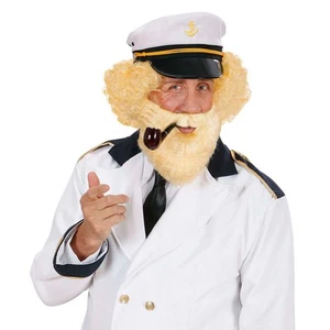 Falscher Bart mit Gummiband in blond Vollbart - Künstlicher Zwergenbart Opa Bart - Bild 1 von 3