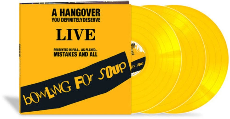 Bowling for Soup - A Hangover You Definitely Deserve (Live) [3-lp] [Yellow Vinyl - Image 1 of 1
