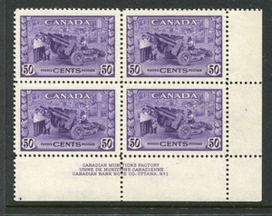 CANADA Scott 261 - NH - LR Plate 1 - 50¢ Munitions War Issue (.027) - Picture 1 of 2