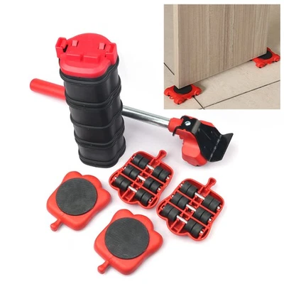 Möbelheber Brauner Möbelbausatz 18-Teilig 4 Heber 4 Rollen Us& С - Bild 1 von 4