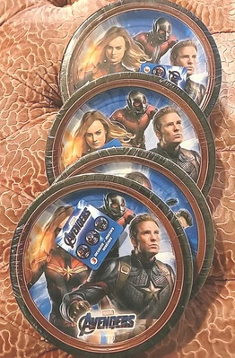 Fiesta de los Vengadores 32 Platos Postre 7 Pulgadas Capitán América Ironman Foto 1 de 4