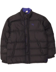 PUMA Mens Padded Jacket UK 40 Large Black Polyester DF14 - Picture 1 of 4