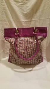 Vera Bradley FRILL Tote in Purple Punch - Picture 1 of 11