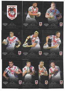 2018 NRL Elite DRAGONS Silver Special Parallel Team Set - Picture 1 of 1