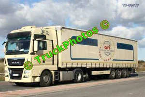 Truck Photo TR-00517 MAN Reg:- DNAR426 Op:- ARI Spedition M20 Dover Lorry Kent - Picture 1 of 1