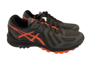 ASICS Sportschuhe GEL FUJIATTACK 5 grey orange black 9530 MEN Gr. UK 5h (39,5) - Bild 1 von 8