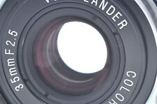  NEUWERTIG Voigtlander Color Skopar Objektiv 35 mm f/2,5 P II VM Leica M aus Japan