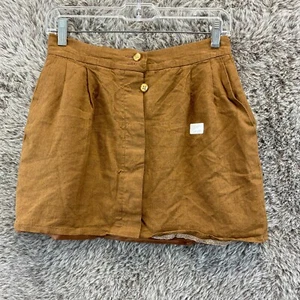 Pendleton Skirt  Women Size 8 Miss Sophisticates Rayon Linen Short Vintage - Picture 1 of 9