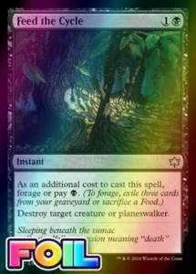 x1 Feed the Cycle BLB Bloomburrow MTG 94 FOIL UNCOMMON M/NM 1x - Picture 1 of 1