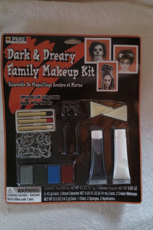 Kit de Maquillaje Familia Oscuro y Sueño Halloween Nuevo  Foto 1 de 4