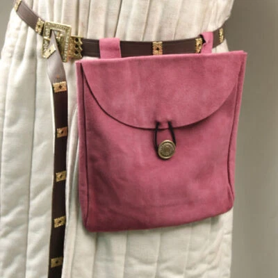 Bolso Cinturón Hint of Royalty Púrpura | Bolso Estilo Renacimiento Cuero Gamuza Medieval Foto 1 de 4