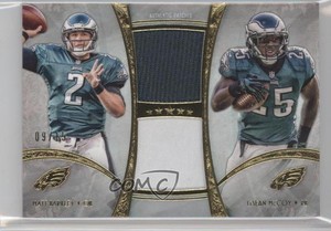 2013 Topps Five Star /15 LeSean McCoy Matt Barkley #FSDP-BM Rookie Dual Patch RC