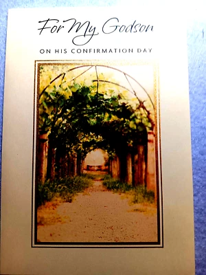 Godson Confirmation Card w/Envelope - Image 1 of 2