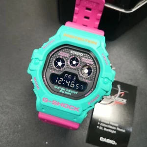 NUEVO Reloj Psicodélico Multicolor Verde/Rosa Resina GSHOCK DW-5900DN3 - Imagen 1 de 5