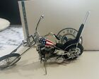 Franklin Mint Harley Davison Easy Rider Chopper Rare With Box/ Papers And Helmet