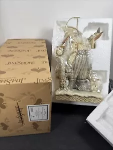 Jim Shore 2017 "White Woodland Winter" Santa Figurine #4058735 Heartwood Creek - Picture 1 of 5
