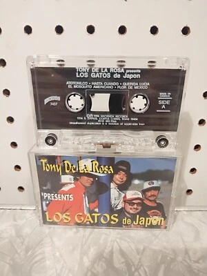Tejano Tex/Mex Cassette Tony De La Rosa Los Gatos De Japon Hacienda 7437 - Image 1 of 2