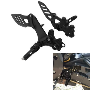 Driver Front Footpegs Bracket Fit For Suzuki GSXR600 GSXR750 2006-2010 - Bild 1 von 13