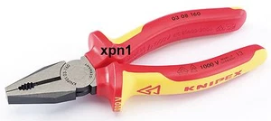 Knipex 03 08 160 VDE Insulated Combination Pliers 160mm 32019 - Picture 1 of 2