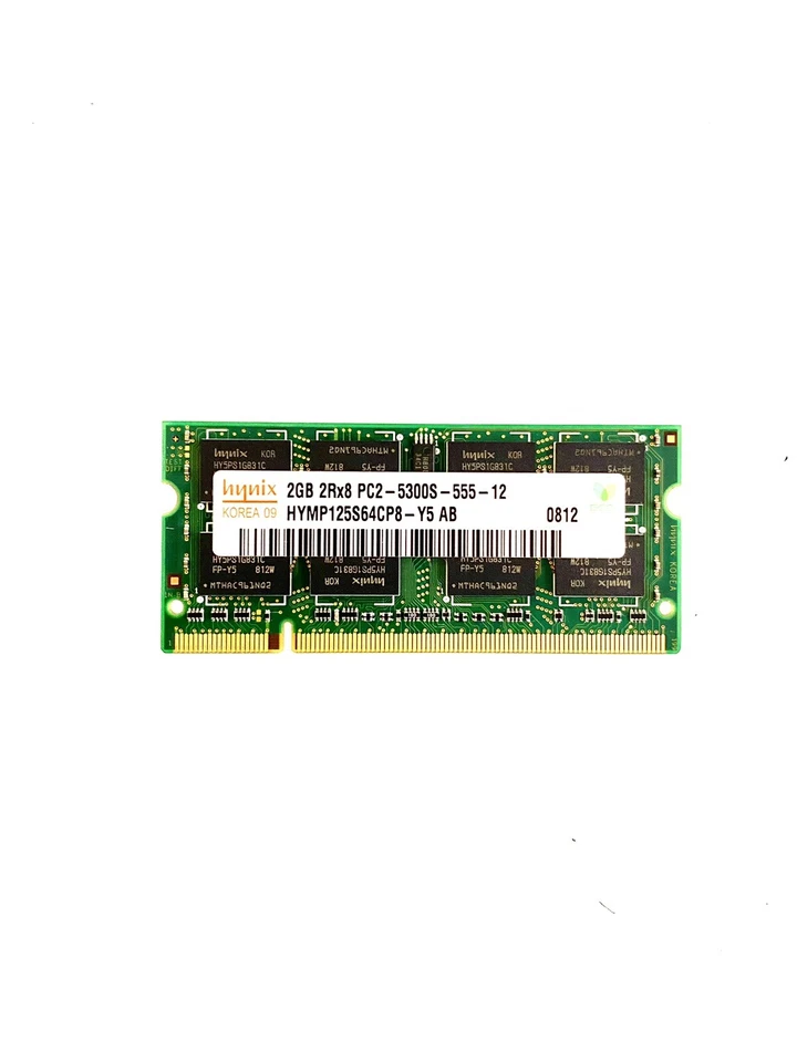 2 x 2 GB DDR2-RAM 667MHz 200-pin PC2-5300 Non-ECC  “Hynix HYMP125S64CP8-Y5” - Immagine 1 di 1