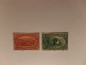 MCFSTAMPS 285/286 TRANS.MISSISSIPPI EXPO ISSUE USED 1898 - Picture 1 of 2