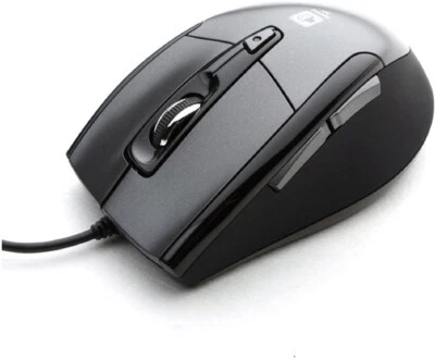 Noiseless USB Optical Gaming Computer Wheel Mouse 1600 DPI Super Quiet JNL-101K - Image 1 of 4