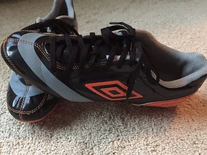 Umbro Cleats Men's Sports SZ 8.5 US Neon Orange Gray Black - Picture 1 of 9