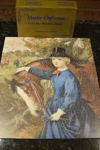 Puzzle vintage Master Craftsman scatola oro legno puzzle ""Favorito damigship"" 1000 pz - Foto 1 di 9