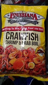 Louisiana Crawfish, Crab and Shrimp Boil 4.5 Lbs Bag - Picture 1 of 6