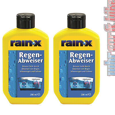 2x Rain-X Original Regenabweiser 200ml Wasserabweiser Scheibenreiniger • 19.95€
