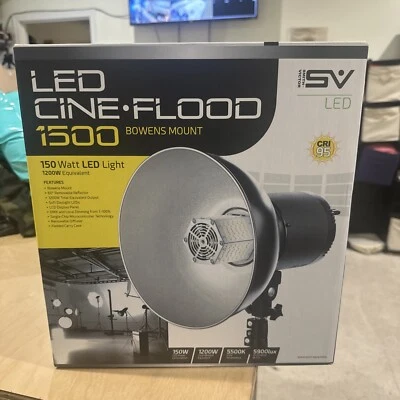 Smith-Victor LED Cine-Flood 1500 with Bowens Mount (150W) - Image 1 of 4