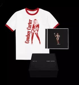 BEYONCÉ COWBOY CARTER LIMITED EDITION EXCLUSIVE COVER CD BOXSET (RED) XL - Picture 1 of 4