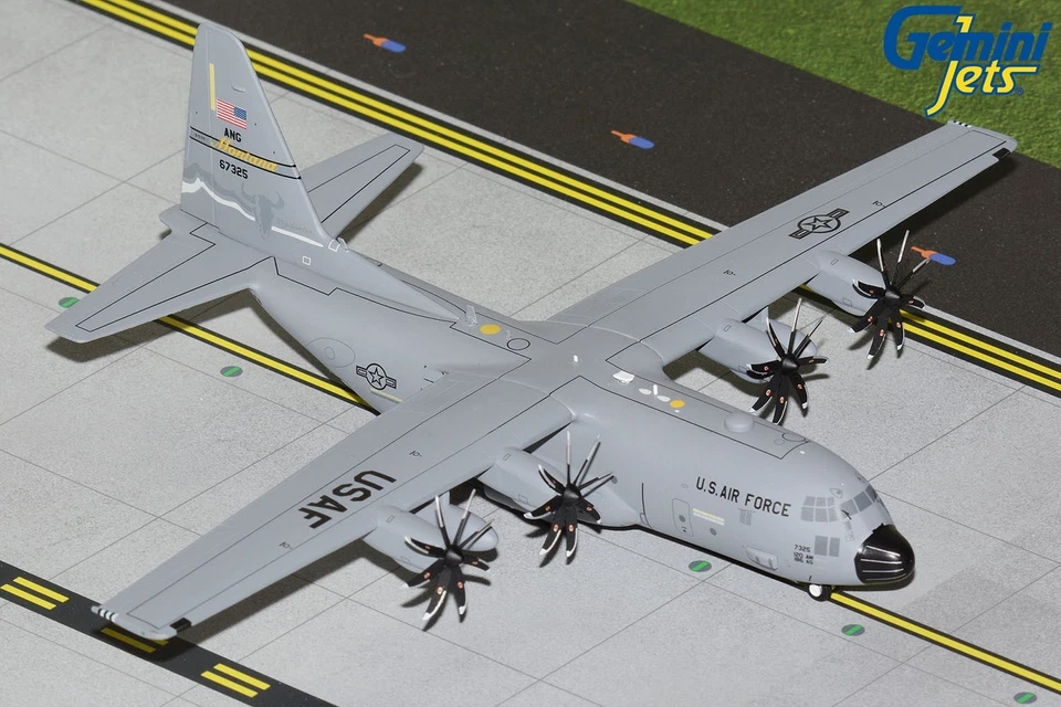 USAF Lockheed C-130H 96-7325 Montana ANG GeminiJets G2AFO1410 Scale 1:200 - Image 1 of 1