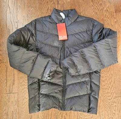 Camel Crown Mens Black Down Jacket Sz Medium Puff - Image 1 of 4