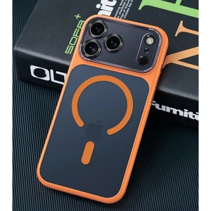 Funda Magnética iPhone 17 Pro Max Naranja Antigolpes Grado Militar Cámara Cubierta - Imagen 1 de 9