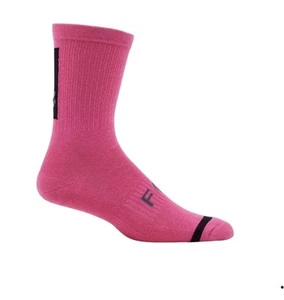 "Nuevos calcetines Fox Racing 8"" Defend High Cushion $28 S/M rosa MTB atléticos" - Imagen 1 de 2