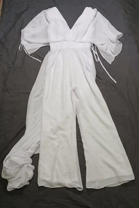 Conjunto de pantalón blanco de una pieza - Imagen 1 de 3