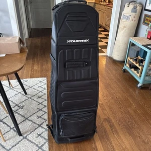 Tour Trek Rolling Travel Golf Club Bag Padded Airline Soft Case - Picture 1 of 9