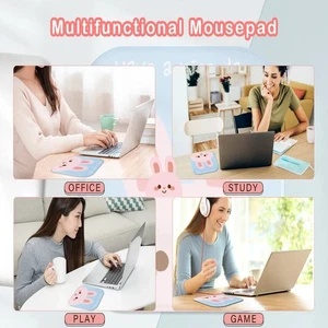 Hhomeenjoy US Stylish Square Mouse Pad with Cute Animal Design - Bild 1 von 4