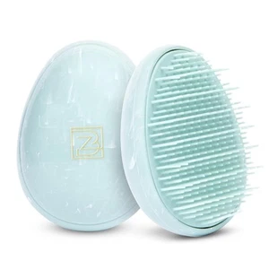 Travel Hairbrush - Mini Hair Detangler for Women Teens Kids - Aquamarine - Picture 1 of 6