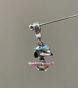 Snoopy Heading to the Beach Dangle Charm für Armbänder 925 Sterling Silber - Bild 1 von 2